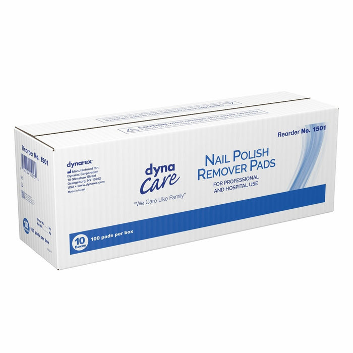 dynaCare Nail Polish Remover Pads, Acetone-Free, Box of 100