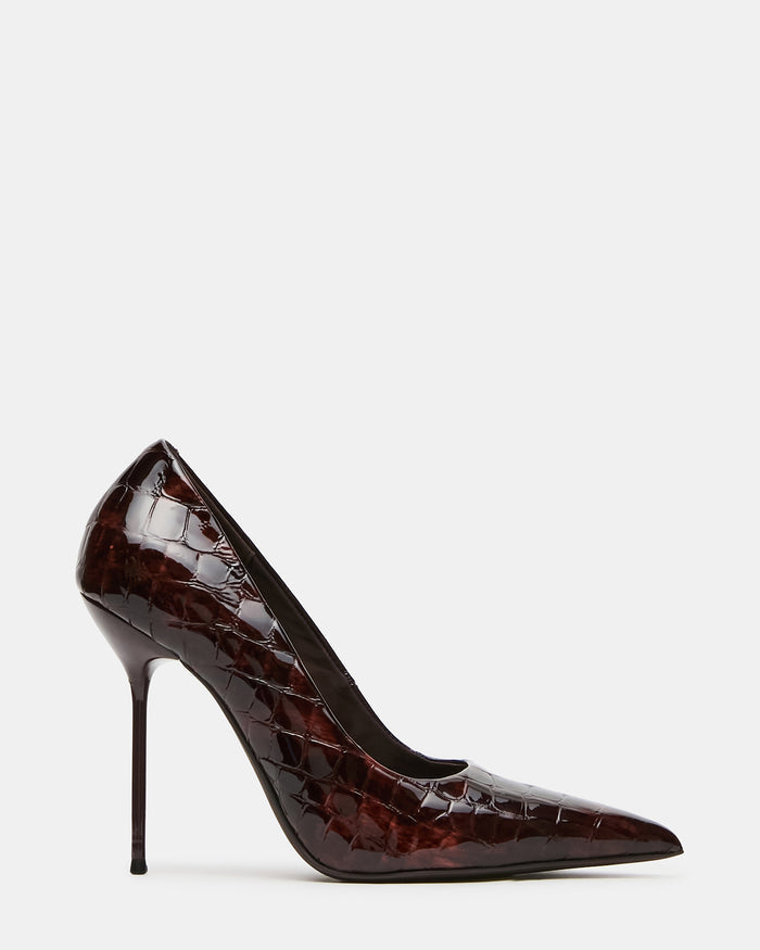 DYNASTY Tortoise Crocodile Pointed-Toe Pump Women's Stiletto Heel | Steve Madden