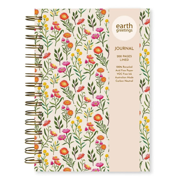 Earth Greetings A5 Journal Lined - Everlasting Love