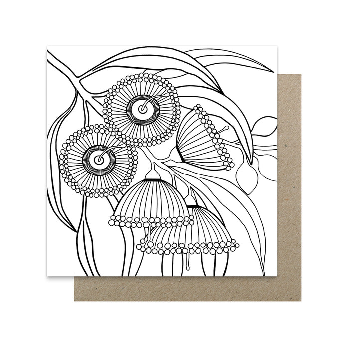 Earth Greetings Colouring Card Packs - Dream in Flowers