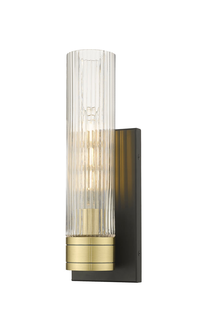 Black Antique Brass / Striped Clear