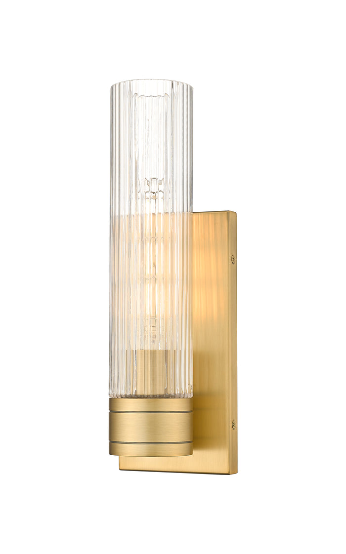 Brushed Brass / Striped Clear