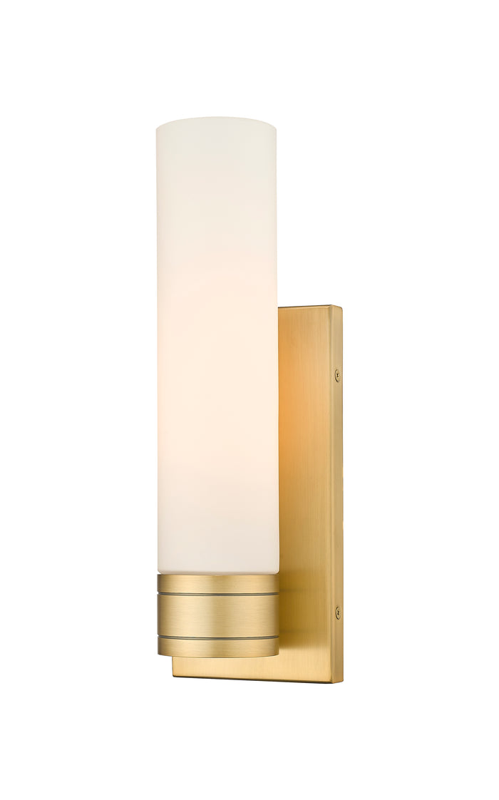 Brushed Brass / White