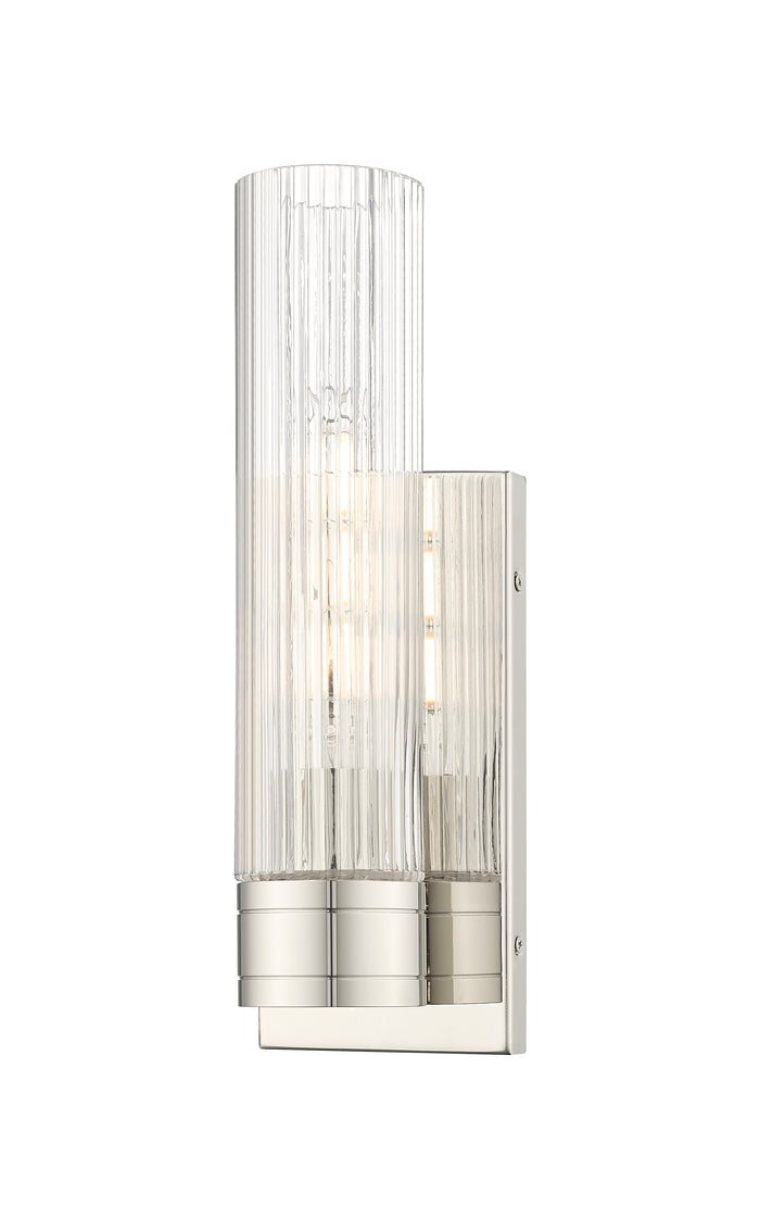 Polished Nickel / Striped Clear
