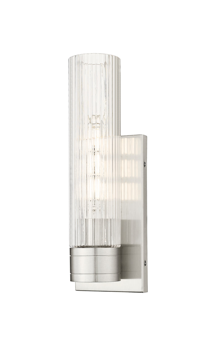Satin Nickel / Striped Clear