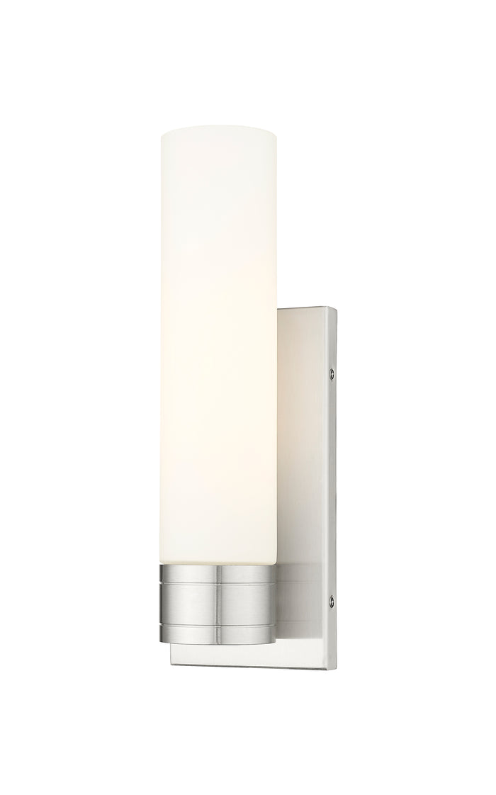 Satin Nickel / White