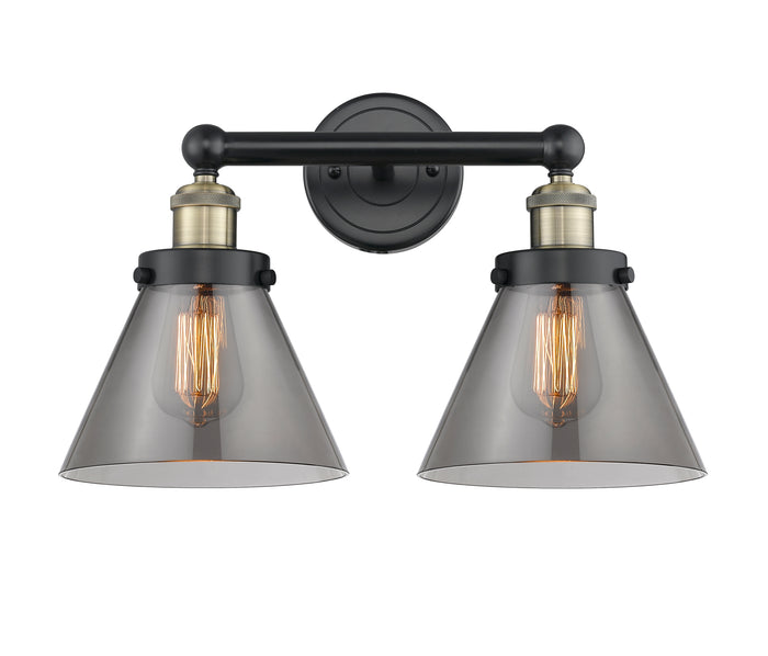 Black Antique Brass / Light Smoke