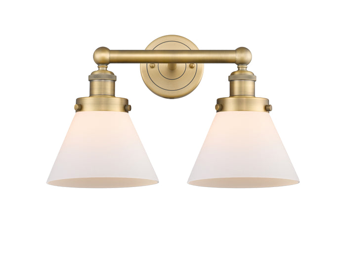 Brushed Brass / Matte White