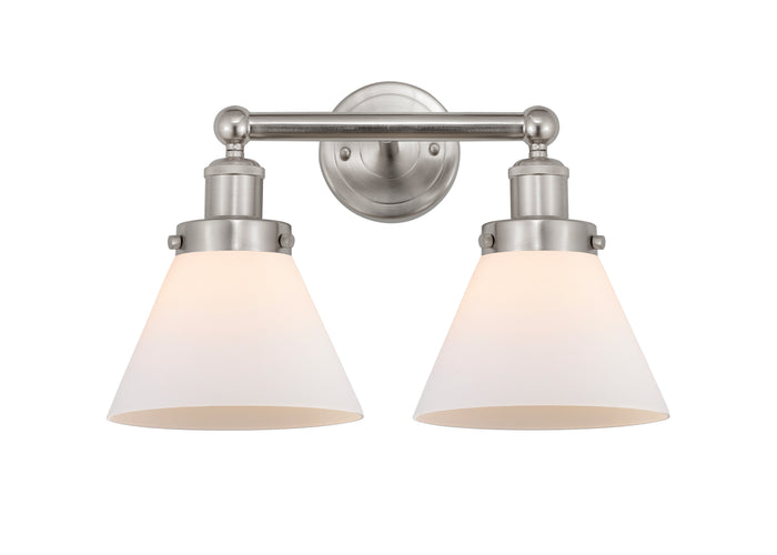 Brushed Satin Nickel / Matte White