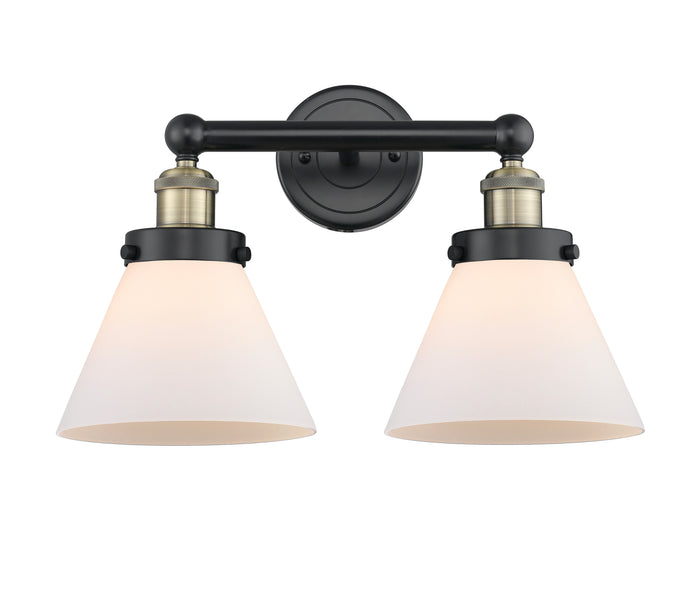 Black Antique Brass / Matte White