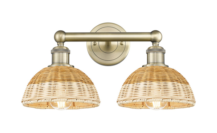 Edison Bath Vanity Light Steel Glass