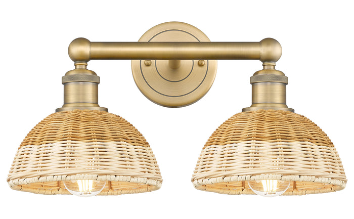 Edison Bath Vanity Light Steel Glass