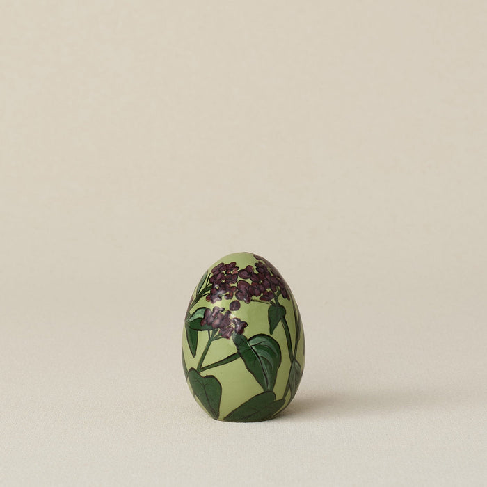 Handcrafted ceramic egg by Rookwood Pottery