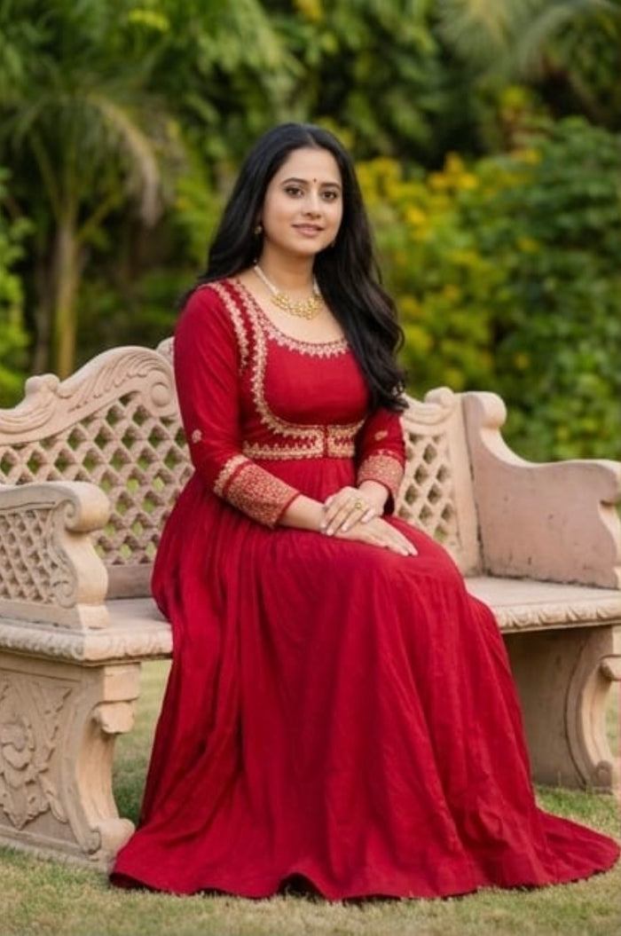 Elegance in Red Timeless Beauty Wear