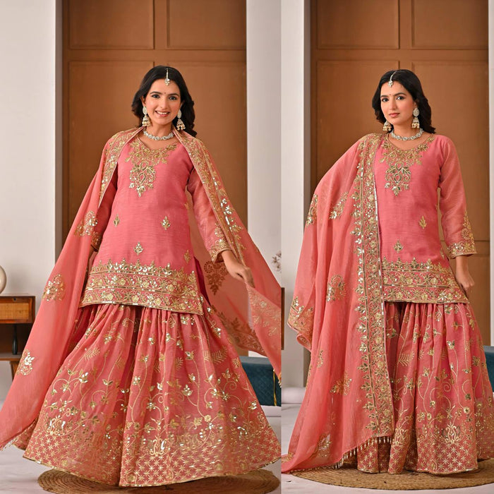 Elegant Blush Ensemble for Special Occasions