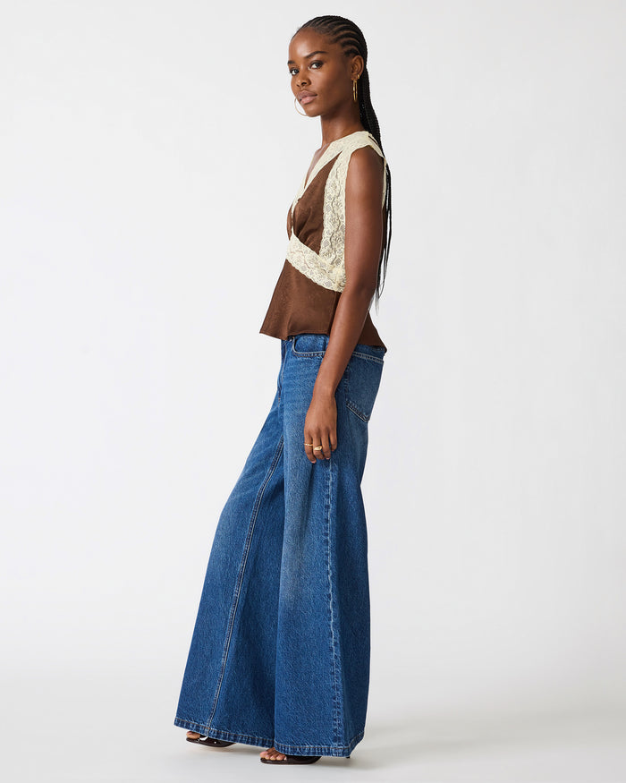 ELINOR TOP DARK ESPRESSO