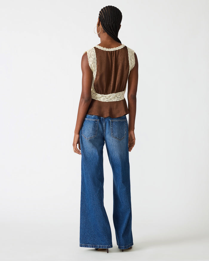 ELINOR TOP DARK ESPRESSO