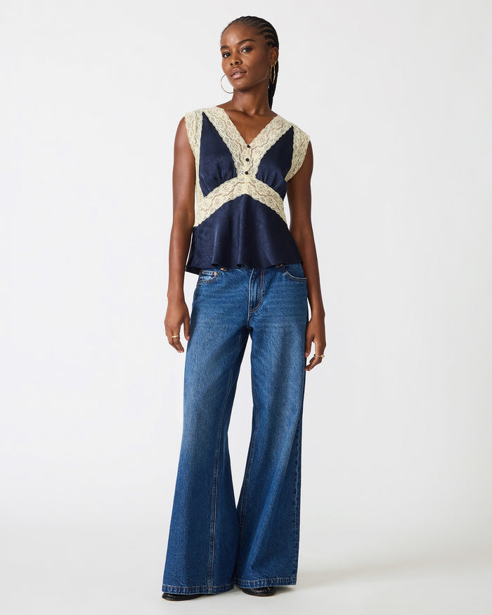 ELINOR TOP MIDNIGHT