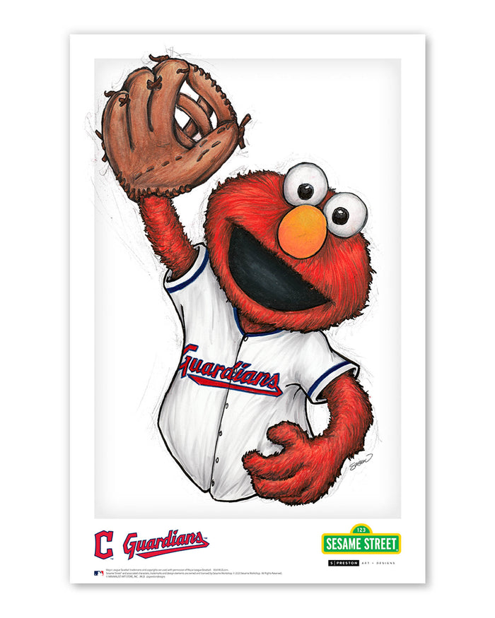 ELMO x MLB Guardians Limited Edition Art Print