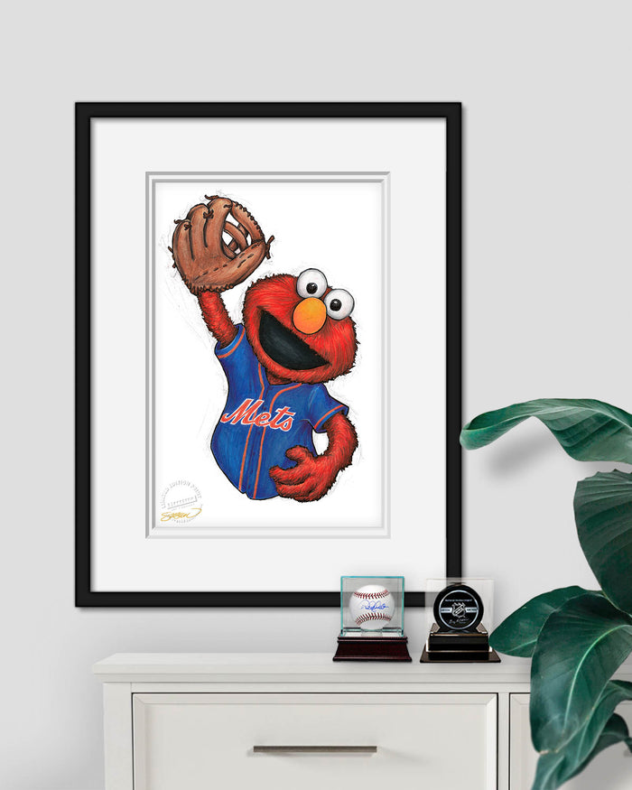 ELMO x MLB Mets Limited Edition Art Print