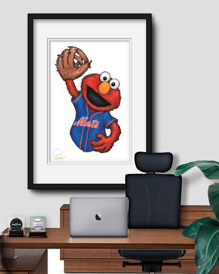 ELMO x MLB Mets Limited Edition Art Print
