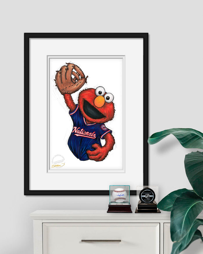 ELMO x MLB Nationals Limited Edition Art Print