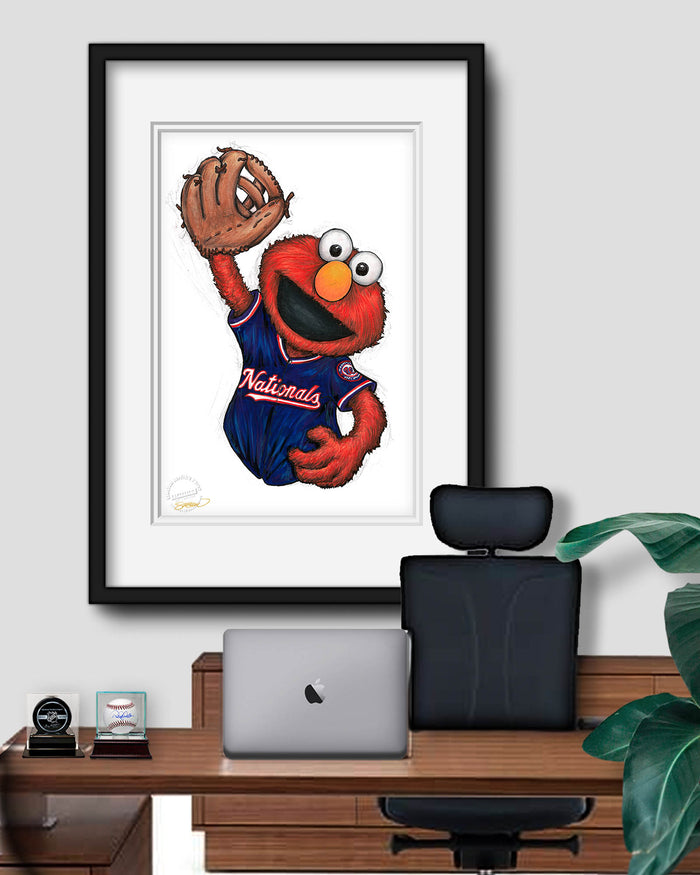 ELMO x MLB Nationals Limited Edition Art Print