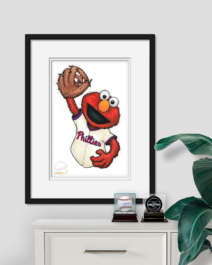 ELMO x MLB Phillies Limited Edition Art Print