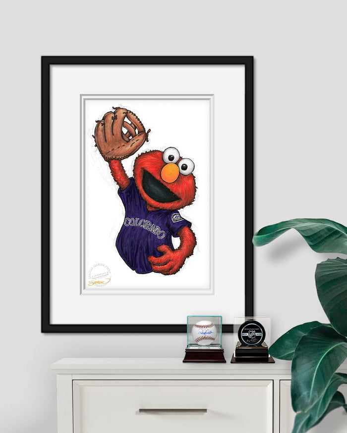 ELMO x MLB Rockies Limited Edition Art Print