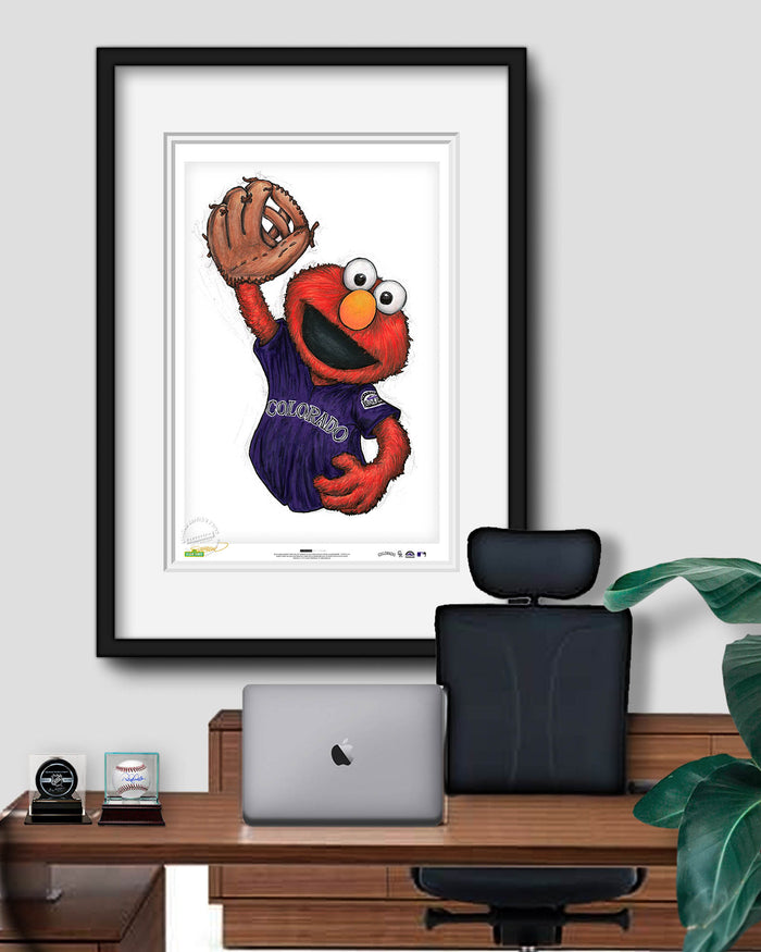 ELMO x MLB Rockies Limited Edition Art Print