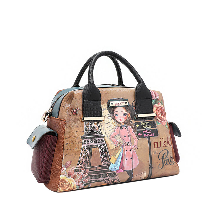 EMILY GOES PARIS BOSTON BAG