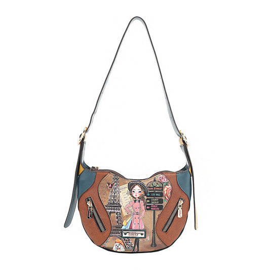 EMILY GOES PARIS SADDLE BAG