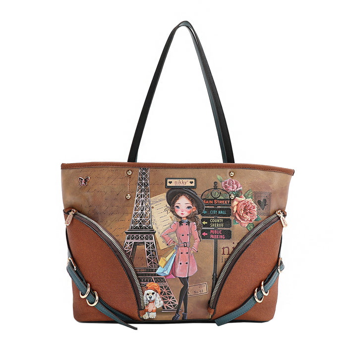 EMILY GOES PARIS SHOPPER BAG