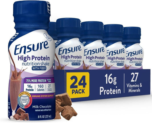 Ensure High Protein Nutrition Shake, Chocolate, 8 oz - 64115-Case - LL Medico