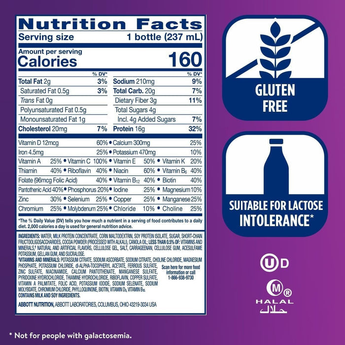Ensure High Protein Nutrition Shake, Chocolate, 8 oz - 64115-Case - LL Medico