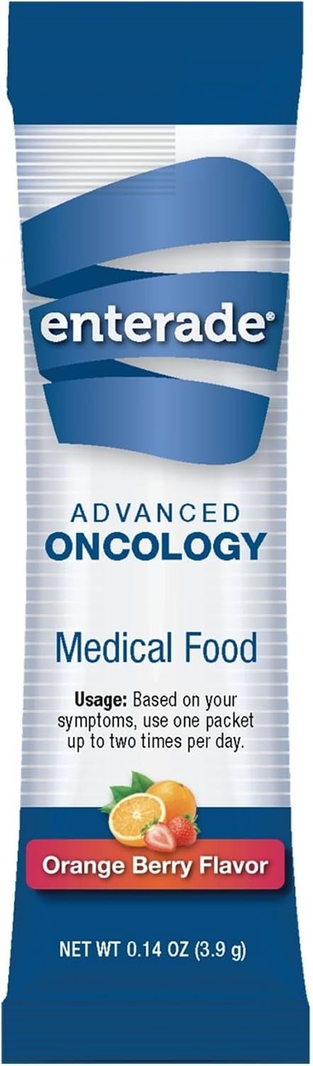enterade Advanced Oncology Oral Supplement Powder Packet, Orange Berry, 0.13 oz - 20850052516233-Each - LL Medico