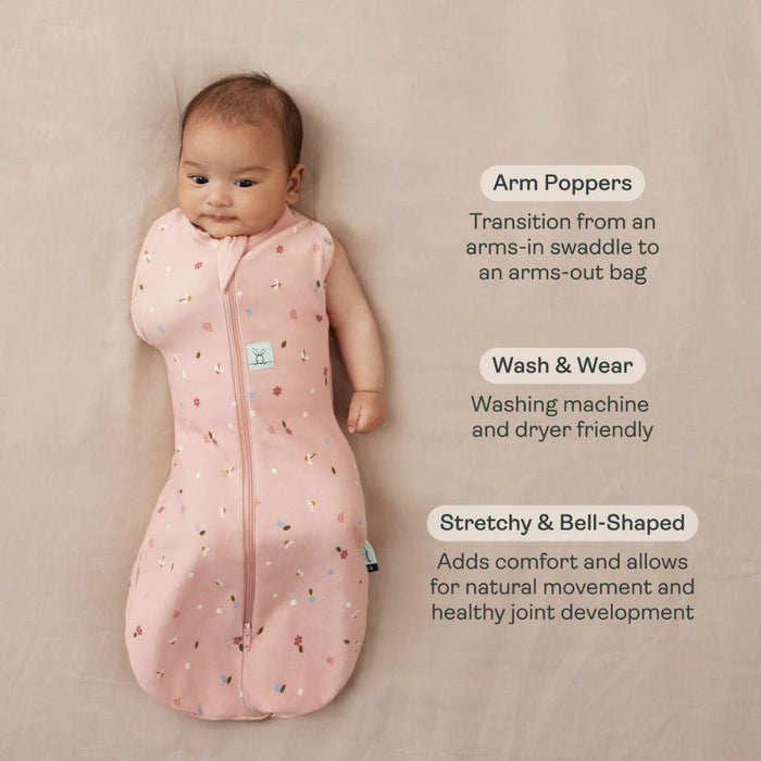 ErgoPouch Cocoon Swaddle Sleeping Bag 1.0 Tog - Daisy