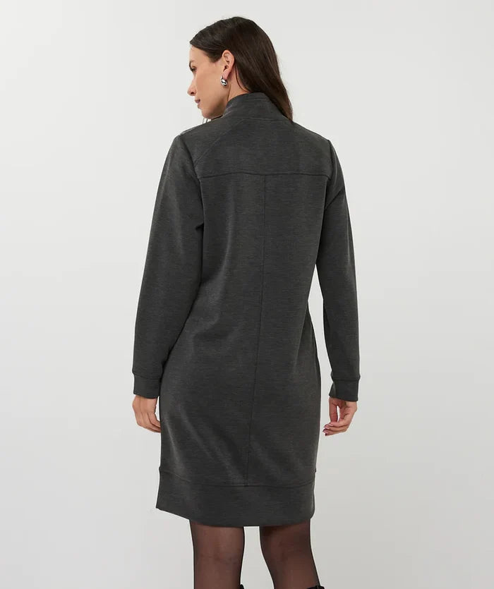 ESQUALO DRESS ZIPPER MODAL