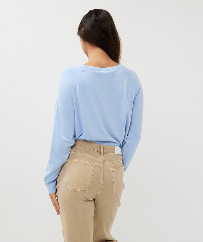 ESQUALO RAGLAN BASIC KNIT WOMANS SWEATER