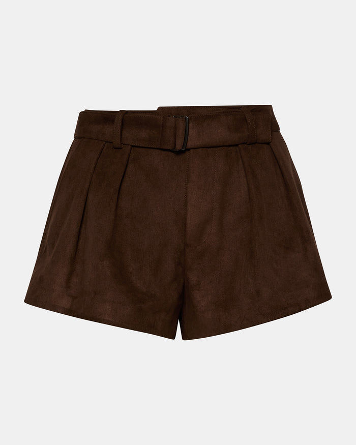 EVANDA SHORT DARK CHOCOLATE