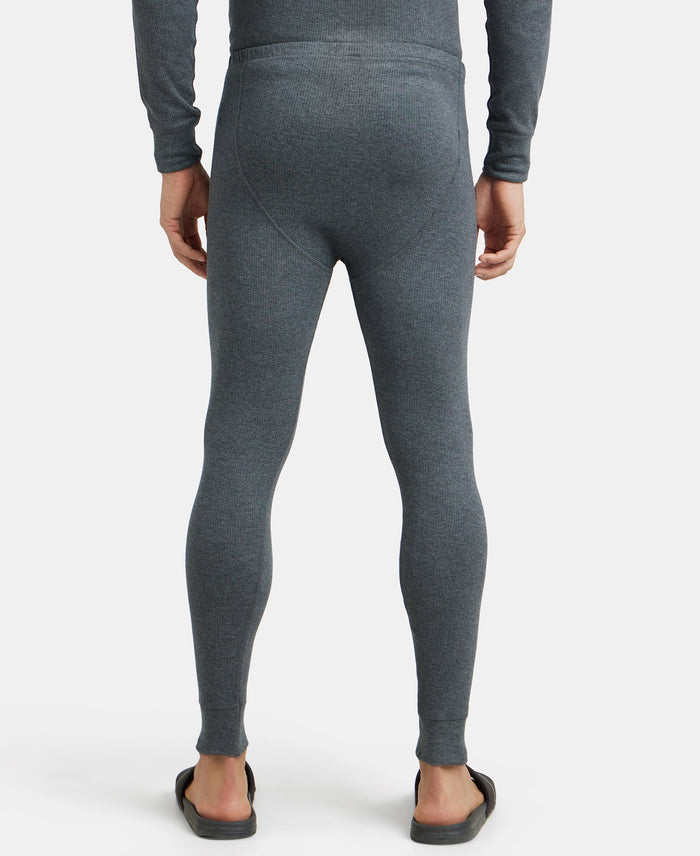 Extra Warmth Super Combed Cotton Rich Full Sleeve Thermal Set with StayWarm Technology - Charcoal Melange