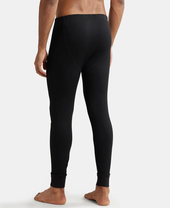 Extra Warmth Super Combed Cotton Rich Full Sleeve Thermal Set with StayWarm Technology - Black