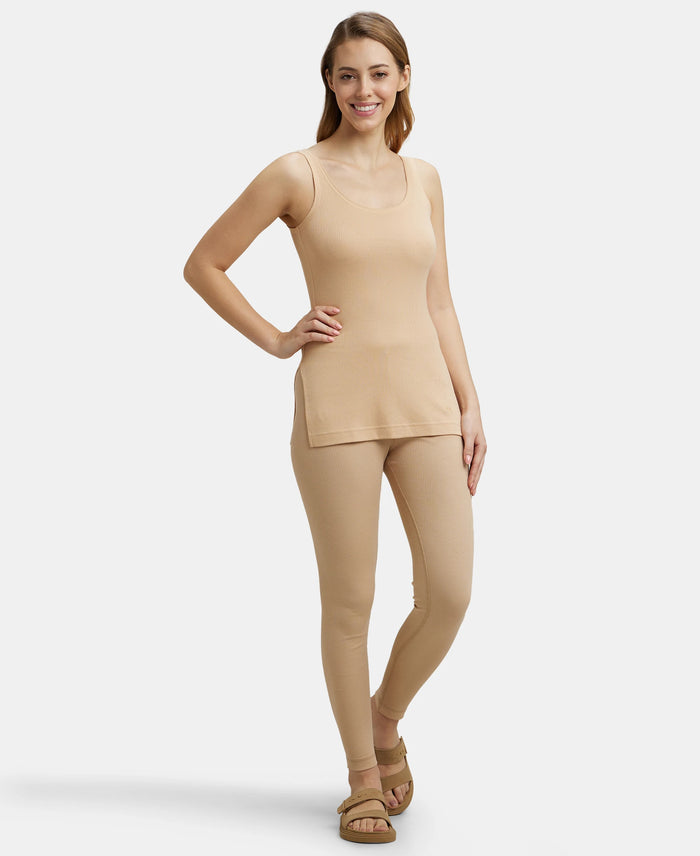 Extra Warmth Super Combed Cotton Rich Thermal Tank Top with StayWarm Technology - Skin