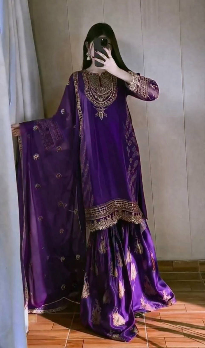 Festive Glam Luxe Ethnic Dress Ensemble