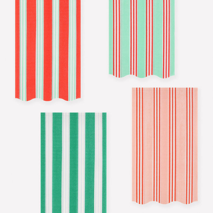 Festive Stripe Napkins
