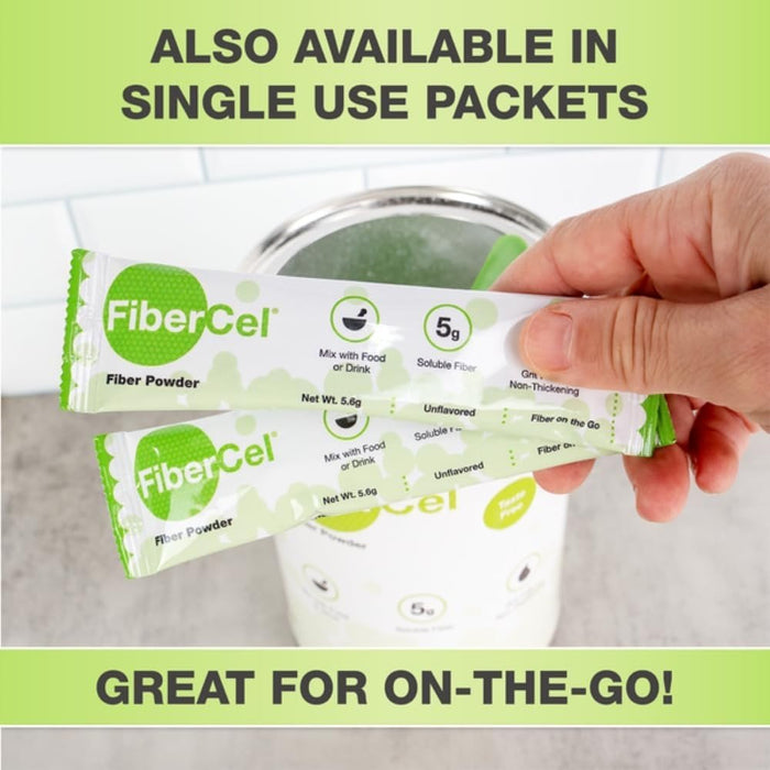 FiberCel Fiber Powder, Unflavored, 12 oz - GH-13-Single - LL Medico