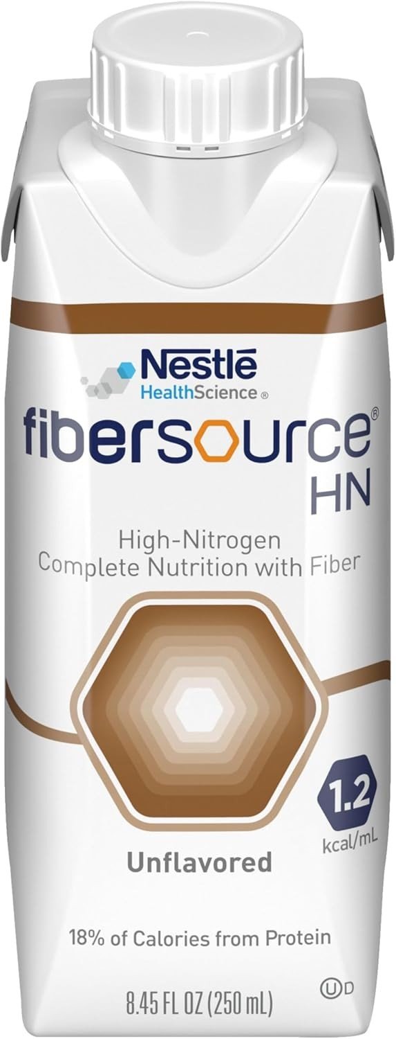 Fibersource HN Tube Feeding Formula, Unflavored, 250 mL - 10043900185504-Case - LL Medico