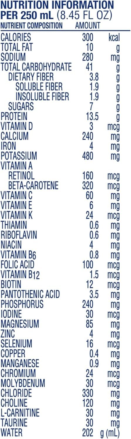 Fibersource HN Tube Feeding Formula, Unflavored, 250 mL - 10043900185504-Case - LL Medico
