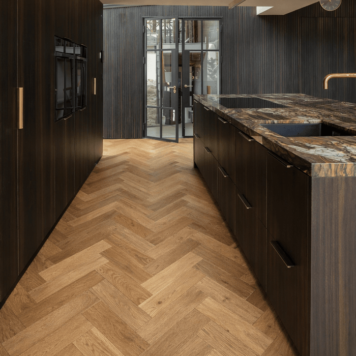 Fika Stanford Oak Herringbone (Engineered Flooring) - Wood Floor Store