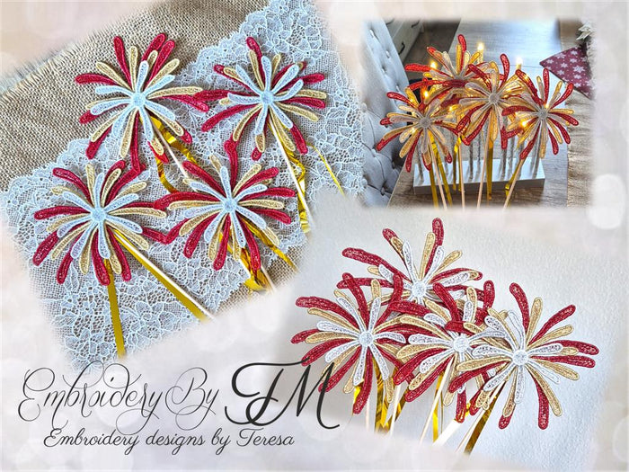 Fireworks FSL/ 5x7 hoop
